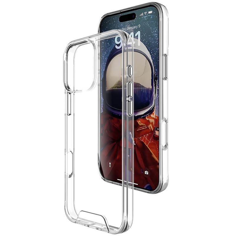 Замовити Чохол TPU Space Case transparent на Apple iPhone 16 Pro (6.3") (Прозорий) на vchehle.ua