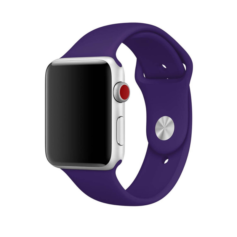 Силіконовий ремінець на Apple watch 38mm/40mm/41mm (Фіолетовий / Ultra Violet)