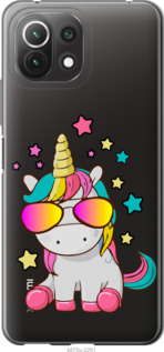 

Чохол Єдиноріг в окулярах на Xiaomi Mi 11 Lite 1168545