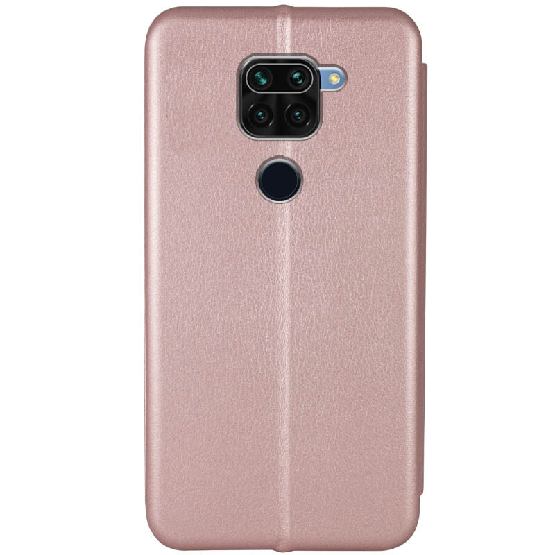 Фото Шкіряний чохол (книжка) Classy на Xiaomi Redmi Note 9 / Redmi 10X (Rose Gold) на vchehle.ua