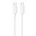 Дата кабель Hoco X113 Beneficio Type-C to Type-C 60W (1m) (White)