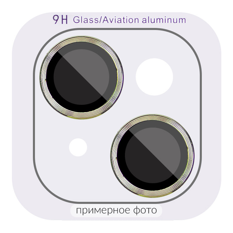Защитное стекло Metal Classic на камеру (в упак.) для Apple iPhone 17 (6.3") (Салатовый / Light Green)