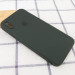 Фото Чохол Silicone Case Square Full Camera Protective (AA) на Apple iPhone XS Max (6.5") (Эстетический дефект / Зелений / Black Green) на vchehle.ua
