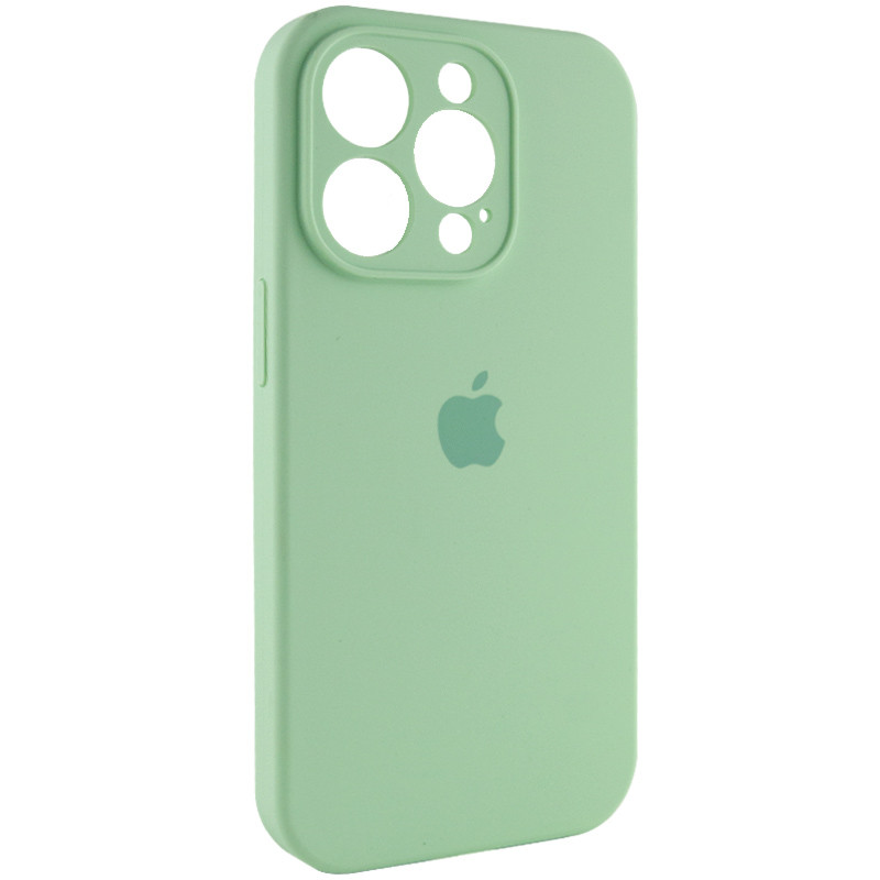 Фото Чохол Silicone Case Full Camera Protective (AA) на Apple iPhone 15 Pro Max (6.7") (Зелений / Pistachio) на vchehle.ua