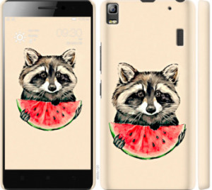 Чехол Енотик с арбузом для Lenovo A7000