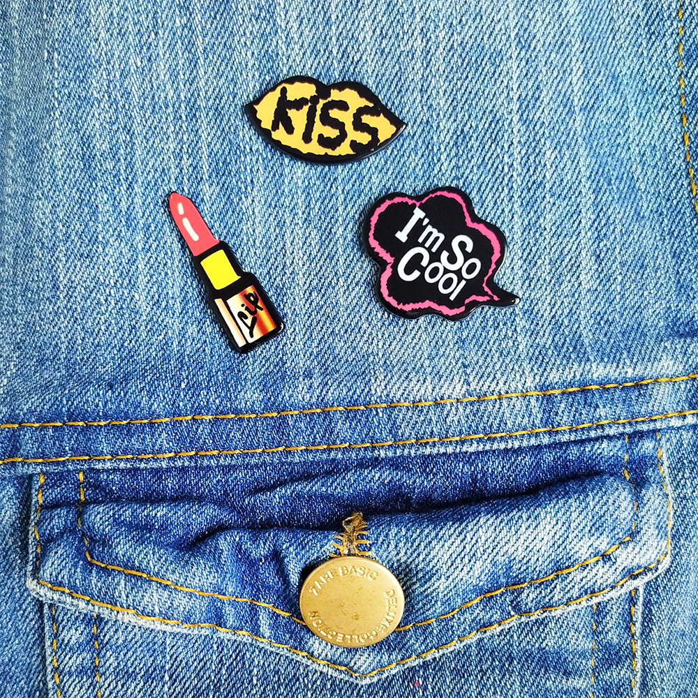 Pins set Jacket Favors (12)
