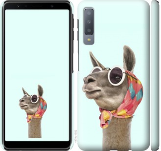 

Чехол Модная лама для Samsung Galaxy A7 (2018) A750F 752971