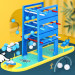 Фото Настольная интерактивная игра Ummi 22022 Ejection Ladder Ball (Blue / Yellow) в магазине vchehle.ua
