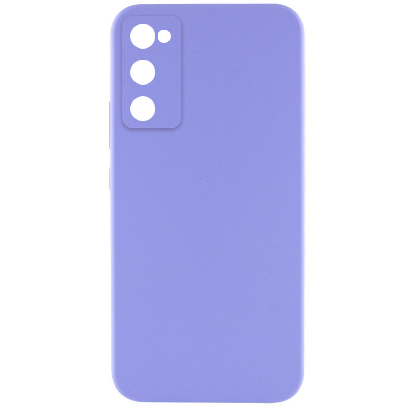 Чохол Silicone Cover Lakshmi Full Camera (AAA) на Samsung Galaxy S20 FE (Бузковий / Dasheen)