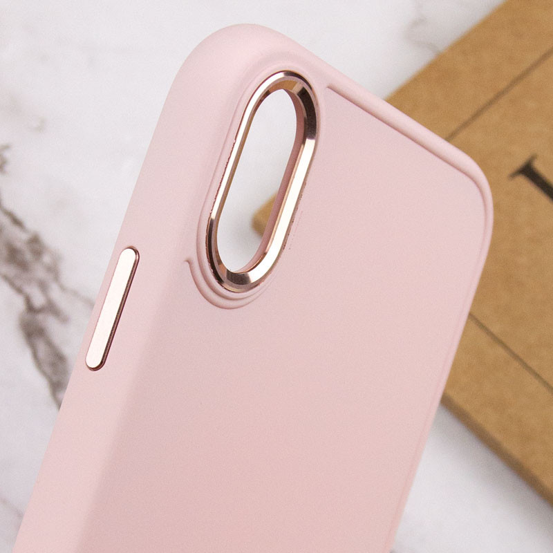 Купить TPU чехол Bonbon Metal Style для Apple iPhone XR (6.1") (Розовый / Light pink) на vchehle.ua