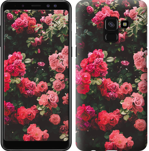 

Чехол Куст с розами для Samsung Galaxy A8 2018 A530F 639106