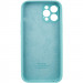 Чохол Silicone Case Full Camera Protective (AA) на Apple iPhone 12 Pro (6.1") (Бірюзовий / Marine Green) в магазині vchehle.ua