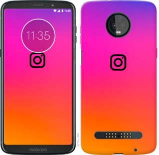

Чехол Instagram для Motorola Moto Z3 Play 731090