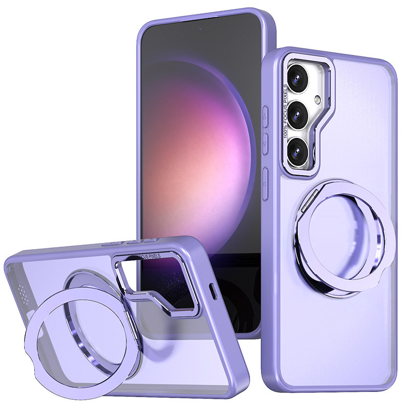 Чехол TPU+PC Aura Fold для Samsung Galaxy S24 FE (Lilac)