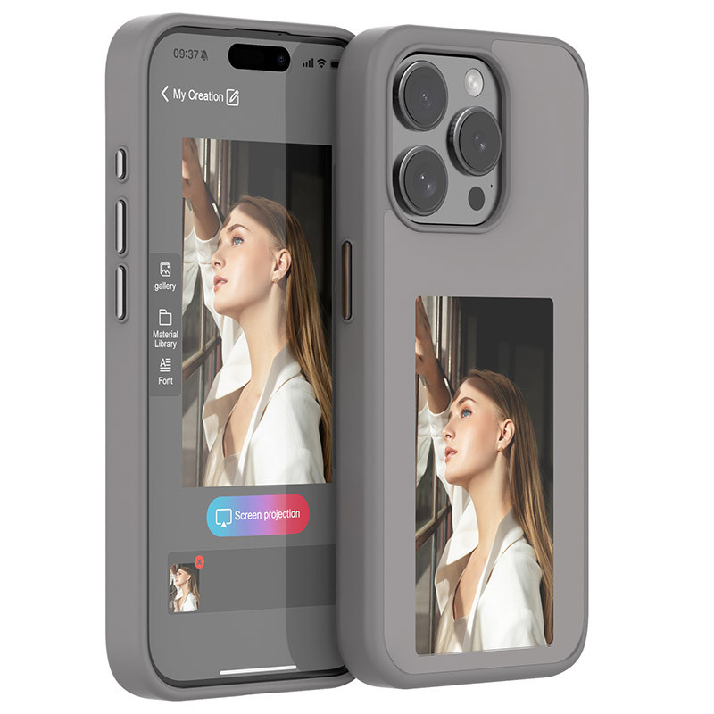 Фото TPU+PC чехол Ink Show 2.0 для Apple iPhone 14 Pro (6.1") (Grey) на vchehle.ua