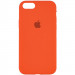 Чехол Silicone Case Full Protective (AA) для Apple iPhone 6/6s (4.7") (Оранжевый / Kumquat)