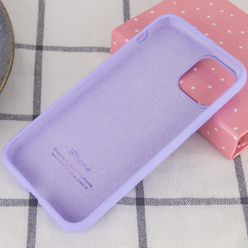 Фото Чехол Silicone Case Full Protective (AA) для Apple iPhone 11 Pro (5.8") (Сиреневый / Dasheen) в магазине vchehle.ua