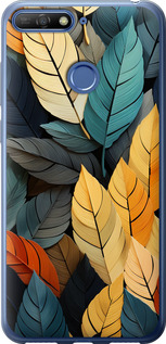 

Чехол Кольорове листя для Huawei Honor 7C 1629940