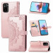 Шкіряний чохол-книжка Art Case з візитницею на Xiaomi Redmi Note 10 / Note 10s (Рожевий) в магазині vchehle.ua