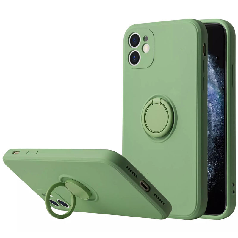 

Чохол TPU Candy Ring Full Camera на Apple iPhone 12 (6.1") (М'ятний / Mint) 1133109