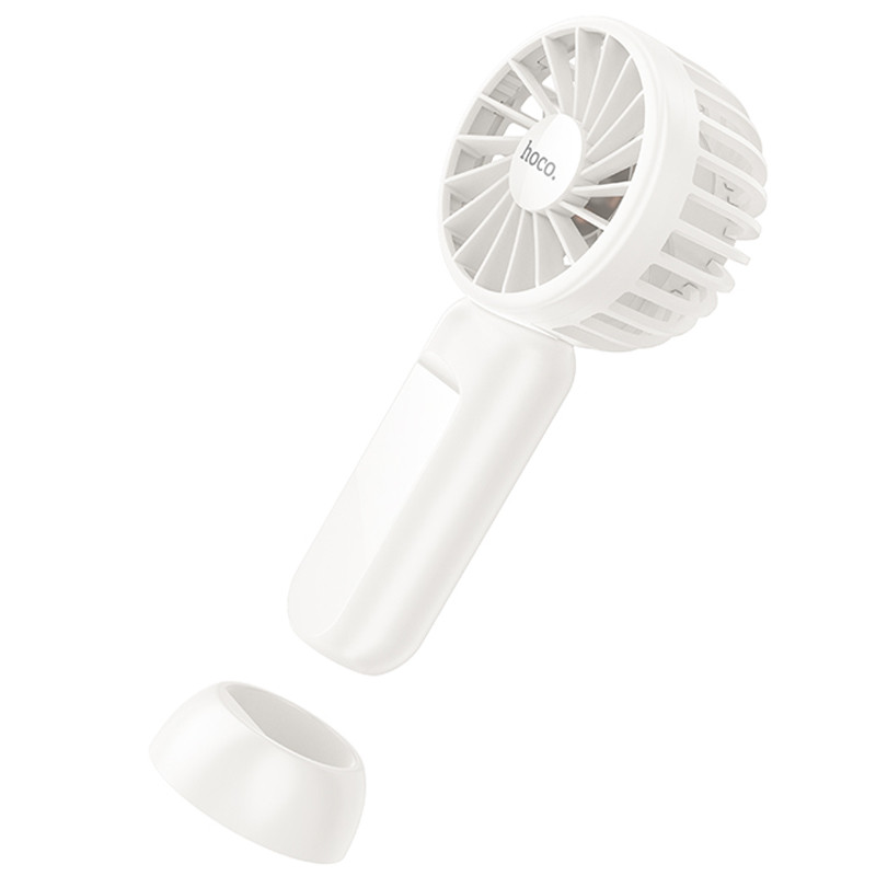 Фото Портативный вентилятор Hoco HX60 Nimble portable handheld fan 1200 mAh (White) в магазине vchehle.ua