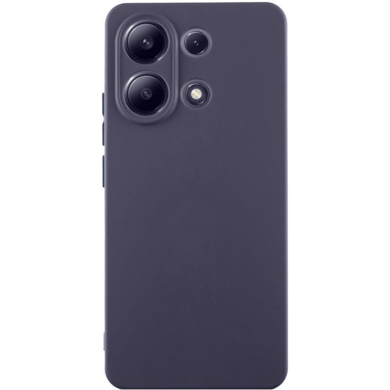 Чехол Silicone Cover Lakshmi Full Camera (AAA) для Xiaomi Redmi Note 13 5G (Серый / Dark Gray)