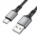 Дата кабель Borofone BX83 Famous USB to Type-C 3A (1m) (Black)