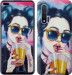 Чехол Арт-девушка в очках для Huawei Nova 6
