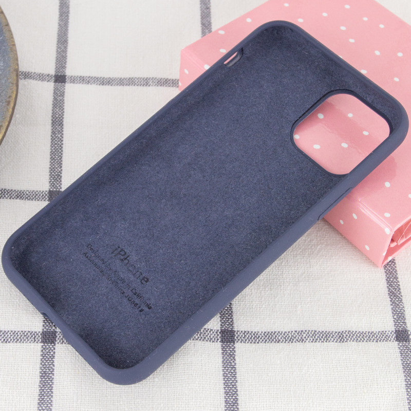 Фото Чехол Silicone Case Full Protective (AA) для Apple iPhone 11 Pro (5.8") (Темно-синий / Midnight blue) в магазине vchehle.ua