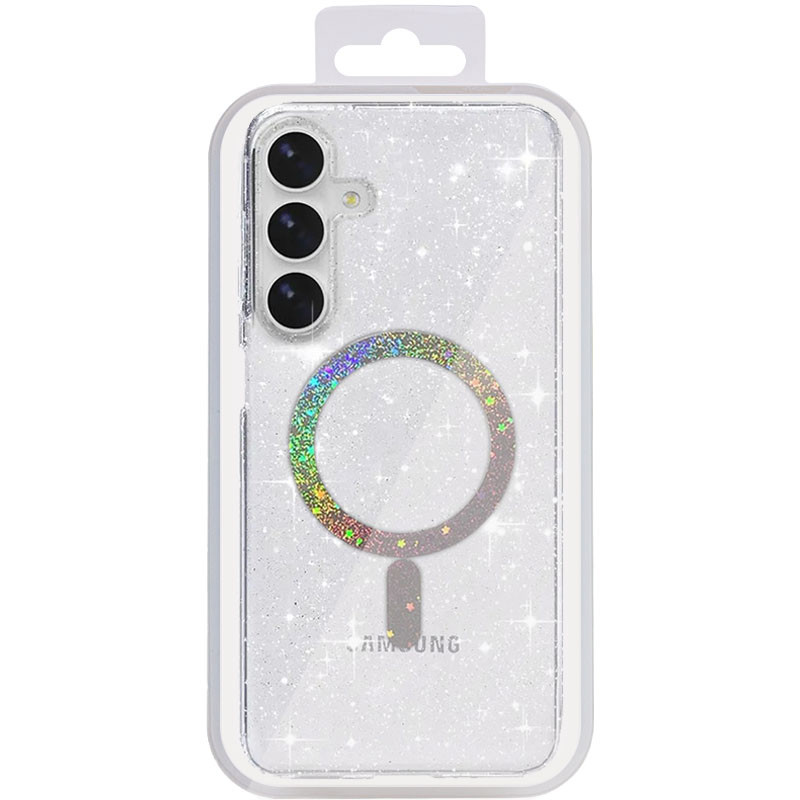 Фото Чехол TPU Eclipse Sparkle (MagFit) для Samsung Galaxy A25 5G (Clear) в магазине vchehle.ua