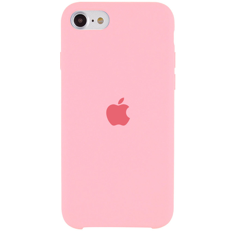 Чехол Silicone Case (AA) для Apple iPhone SE (2020) (Розовый / Pink)