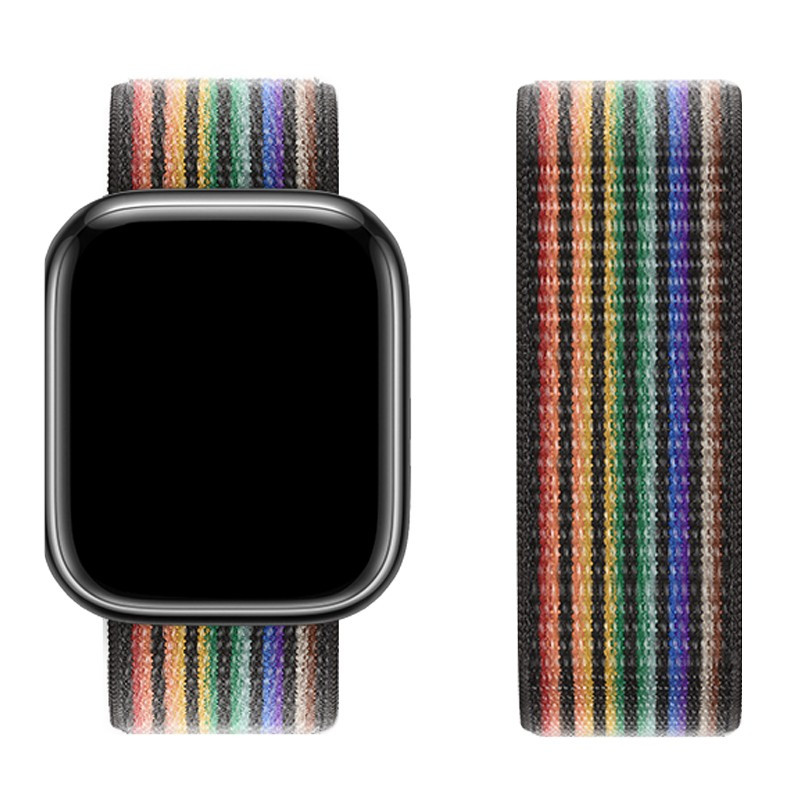 Ремешок Hoco WA02 Original series Apple watch (38/40/41mm) (Black Rainbow)