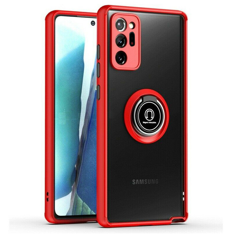 

TPU+PC чехол Deen ColorEdgingRing for Magnet для Samsung Galaxy Note 20 Ultra (Красный) 931483