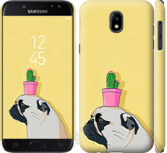 

Чехол Мопс с кактусом для Samsung Galaxy J5 J530 (2017) 795417
