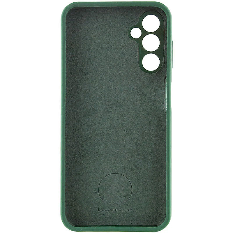 Фото Чехол Silicone Cover Lakshmi Full Camera (AA) with logo для Samsung Galaxy A15 4G/5G / M15 5G (Зеленый / Dark green) на vchehle.ua