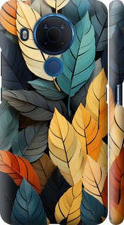 

Чохол Кольорове листя на Nokia 5.4 1629764