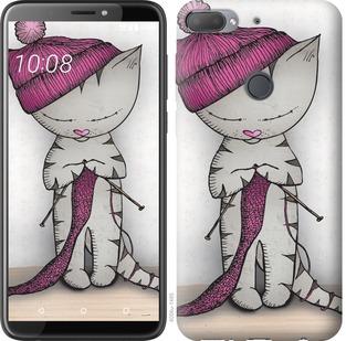 

Чохол Кішка рукодільниця на HTC Desire 12 Plus 670265