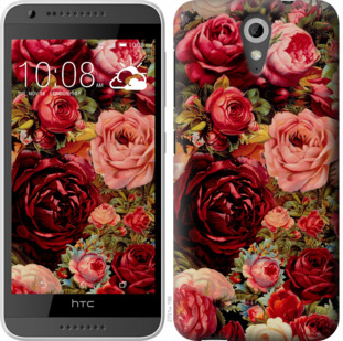 

Чехол Цветущие розы для HTC Desire 620G 923695