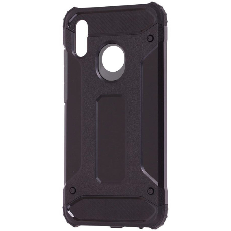

Броньований протиударний TPU+PC чохол SPIGEN (HC) на Huawei P Smart (2019) (Чорний) 681808