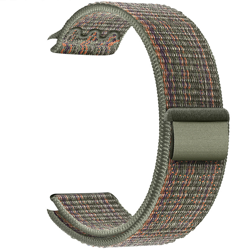 Ремінець Hoco WA25 Original series nylon strap для Apple watch 42(ser.1-3)/44/45/49mm (Dark Green with Orange)