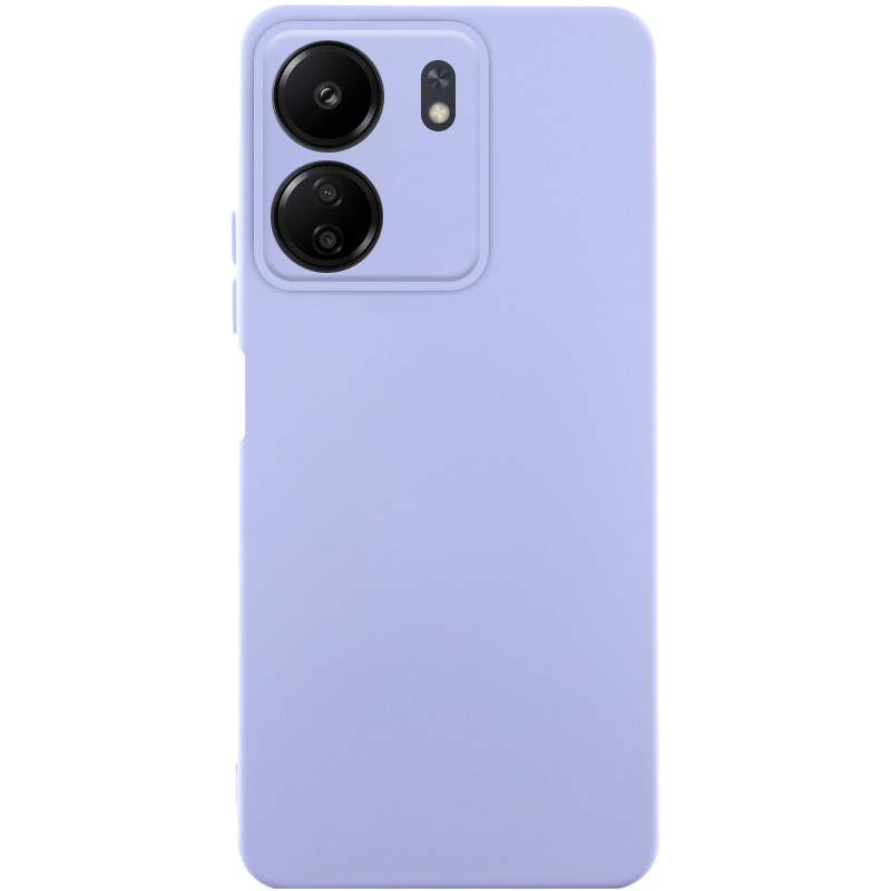 Чохол Silicone Cover Lakshmi Full Camera (A) на Xiaomi Redmi 13C / Poco C65 (Бузковий / Dasheen)