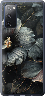 Чохол Чорні квіти на Samsung Galaxy S20 FE G780F