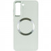 Фото TPU чохол Bonbon Metal Style with Magnetic safe на Samsung Galaxy S22+ (Білий / White) на vchehle.ua