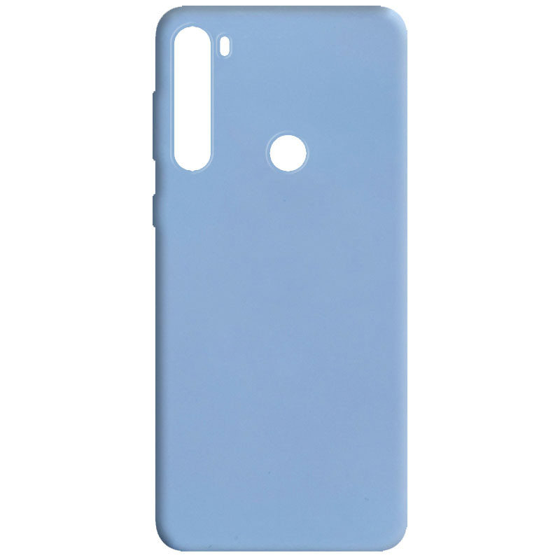 Силіконовий чохол Candy на Xiaomi Redmi Note 8 / Note 8 2021 (Блакитний / Lilac Blue)