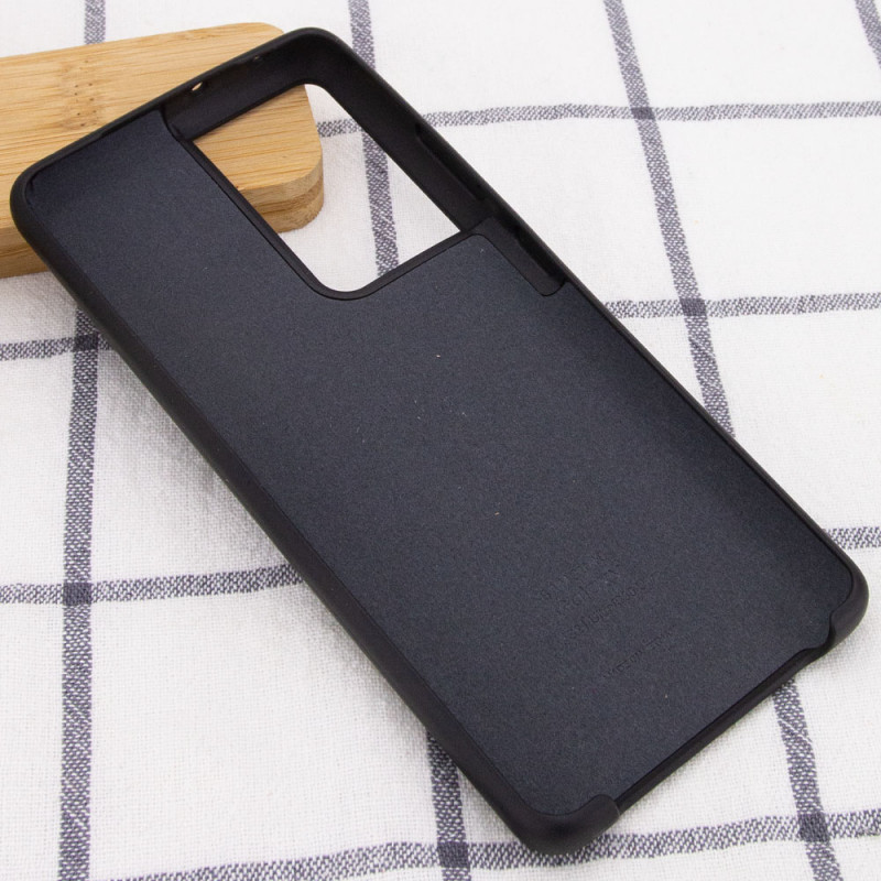 Фото Чохол Silicone Cover (AA) на Samsung Galaxy S21 Ultra (Чорний / Black) в маназині vchehle.ua