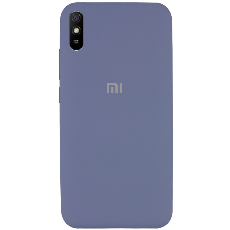 Чохол Silicone Cover Full Protective (AA) на Xiaomi Redmi 9A (Сірий / Lavender Gray)