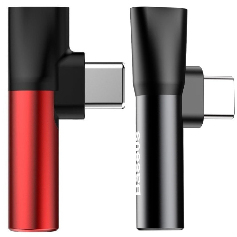 Уценка Переходник Baseus L41 Type-C to Type-C + 3.5mm (CATL41)