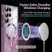 TPU чехол Delight case with Magnetic Safe с защитными линзами на камеру для Samsung Galaxy S21 FE (Фиолетовый / Deep Purple) в магазине vchehle.ua