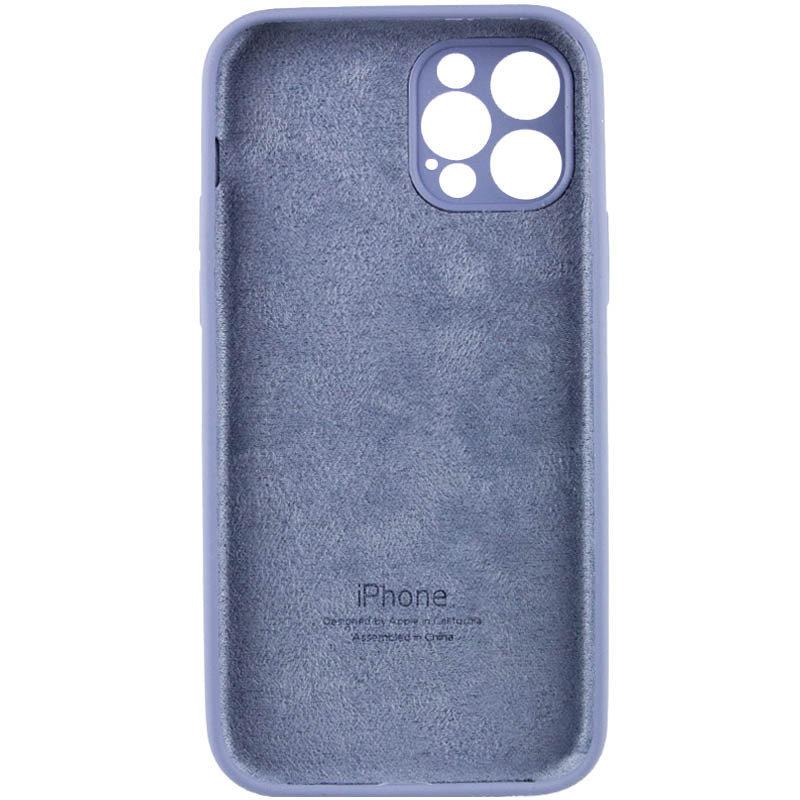 Чохол Silicone Case Full Camera Protective (AA) на Apple iPhone 12 Pro Max (6.7") (Сірий / Lavender Gray) в магазині vchehle.ua