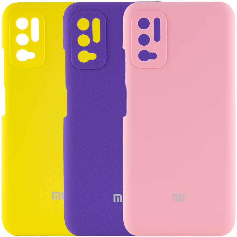 Чехол Silicone Cover Full Camera (AAA) для Xiaomi Redmi Note 10 5G / Poco M3 Pro